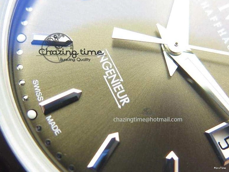 MIROTIME 0307 Affordable Ingeniuer St.Laurens SS Brown Dial MK 1:1 Best Edition On Black Leather Strap A 7365